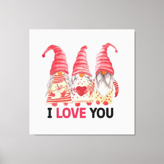 Ich Liebe dich Leinwanddruck (Vorderseite)