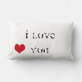 Ich Liebe dich Lendenkissen