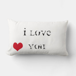 Ich Liebe dich Lendenkissen