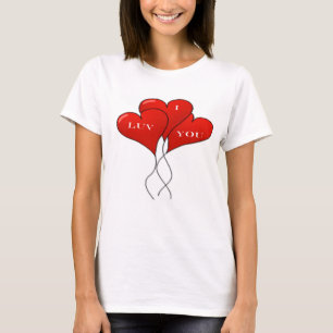 "ICH LIEBE DICH" LUFTBALLONS T-Shirt