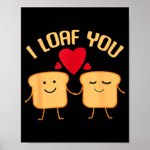 Ich liebe dich, lustiges Valentinstagsgeschenk für Poster