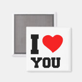 ICH LIEBE DICH MAGNET (Vorderseite/Rückseite)