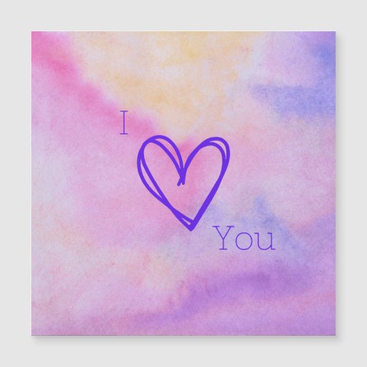 Ich Liebe dich Magnet (Vorderseite)