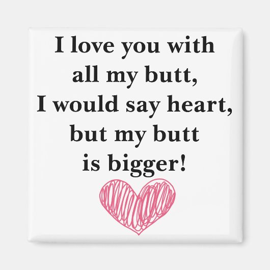 Ich Liebe dich Magnet (Vorne)