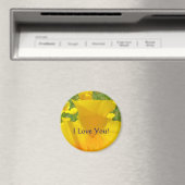 Ich Liebe dich! Magnet Orange Poppy Blume Magnete (In Situ (Geschirrspüler))