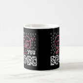 Ich liebe dich Mama Blumen Herz Kaffeetasse Mutter (Mittel)