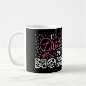 Ich liebe dich Mama Blumen Herz Kaffeetasse Mutter (Links)