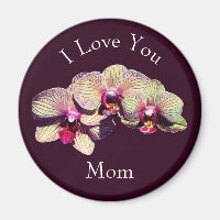 Ich liebe dich Mama Fancy-Orchideen Blumen
