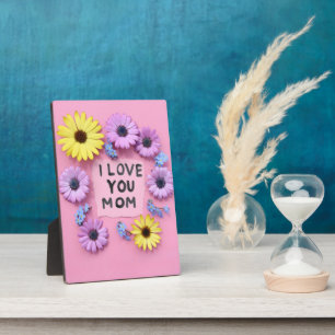 Ich liebe dich Mama Fotoplatte