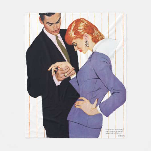 Ich Liebe dich, Mama Girl Fleecedecke (Vorderseite)