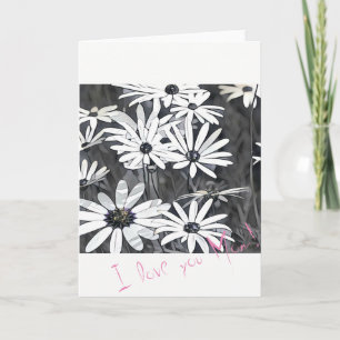 Ich liebe dich Mama Grußkarte Karte