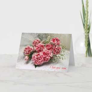 Ich liebe dich Mama, Grußkarte zum Muttertag Karte