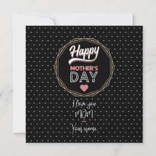 Ich liebe dich Mama Karte