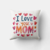 Ich liebe dich Mama  Kissen (Rückseite)