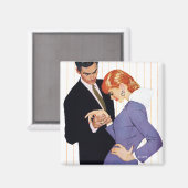Ich liebe dich, Mama Mädchen 2 Magnet (Vorderseite/Rückseite)