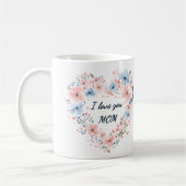 Ich liebe dich Mama Muttertag Kaffeetasse (Links)