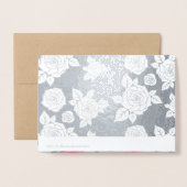 Ich Liebe dich, Mama. Muttertagsluxus Folienkarte (Rückseite mit Umschlag)