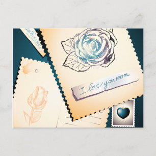 Ich liebe dich Mama, Postkarte