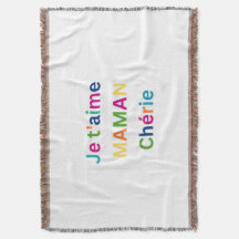 "Ich liebe dich MAMA Schatz" Kuscheldecke