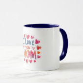 Ich liebe dich Mama  Tasse (VorderseiteRechts)