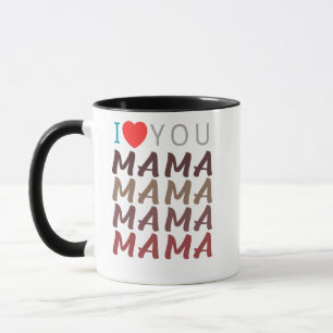 Ich liebe dich Mama Tasse   Süßes Muttertagsgesche