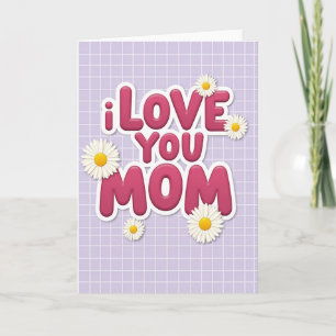 Ich liebe dich Mama Tolles Karte
