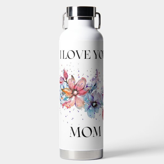 Ich liebe dich Mama Trinkflasche (Vorderseite)