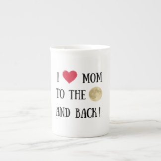 Ich Liebe dich Mama zum Mond und zurück, super Ges Porzellantasse