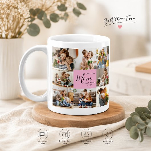ich liebe dich Mama zum Muttertag Kaffeetasse