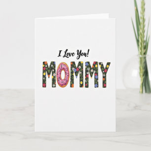Ich liebe dich Mami Süße Karte