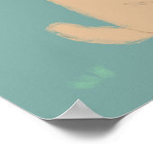 Ich Liebe dich, Marmots Illustration Poster (Ecke)