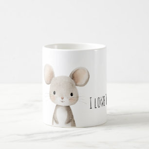 Ich liebe dich Maus Kaffeetasse