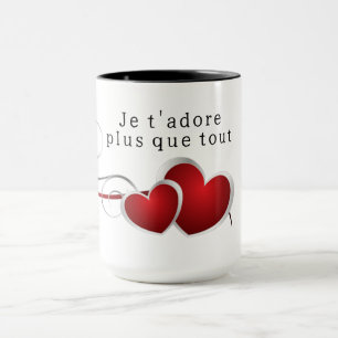 Ich liebe dich mehr als alles tasse