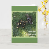 Ich Liebe dich mehr als die Welt selbst Karte (Gelbe Blume)