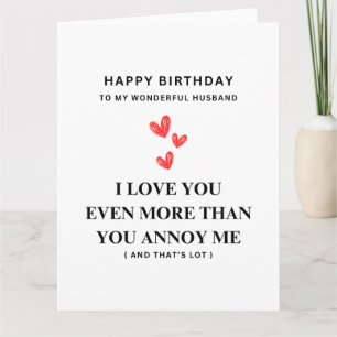Ich liebe dich mehr, als du mich nervst, Valentins Karte