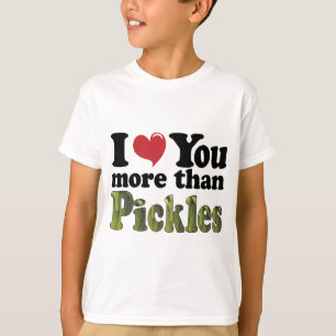 Ich liebe dich mehr als Gurken T-Shirt