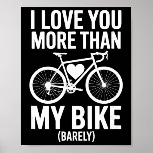 Ich liebe dich mehr als mein Fahrrad (verlassen) – Poster
