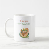 Ich liebe dich mehr als Nickerchen Kaffeetasse (Links)