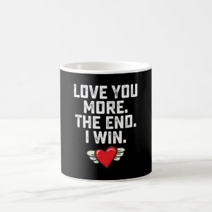 Ich liebe dich mehr Das Ende ich gewinne Valentins Kaffeetasse