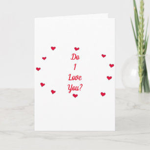 ICH LIEBE DICH "MEHR UND MEHR JEDEN TAG" KARTE