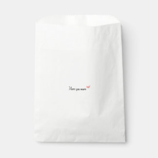 Ich liebe dich mehr zeitloser klassischer Stil Geschenktütchen