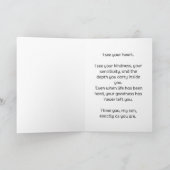 Ich liebe dich, mein Sohn Karte (Innenseite)
