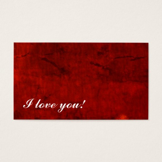 Ich Liebe dich! Message Card (Vorderseite)