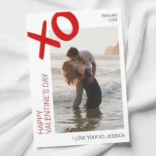 Ich liebe dich modernes Foto Frohen Valentinstag Feiertagskarte
