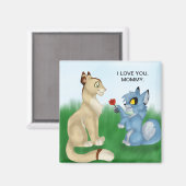 ICH LIEBE DICH, MOMMY. MAGNET (Vorderseite/Rückseite)