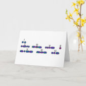 "Ich liebe Dich" Morse-Code-Farbenkarte Karte (Gelbe Blume)