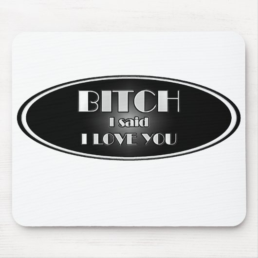 Ich liebe Dich Mousepad (Vorne)