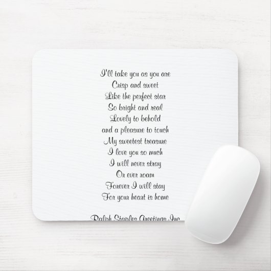 Ich Liebe dich Mousepad (Mit Mouse)