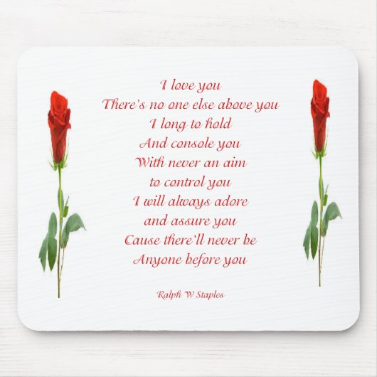 Ich Liebe dich Mousepad (Vorne)