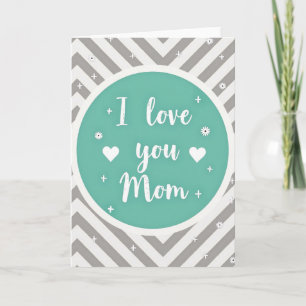 Ich liebe dich, Mutter Grafikkarte Karte